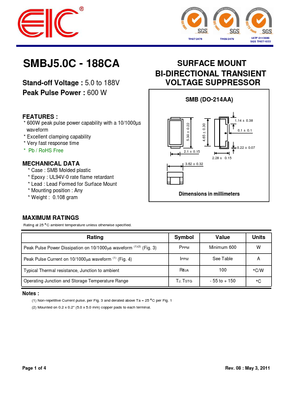 SMBJ33C