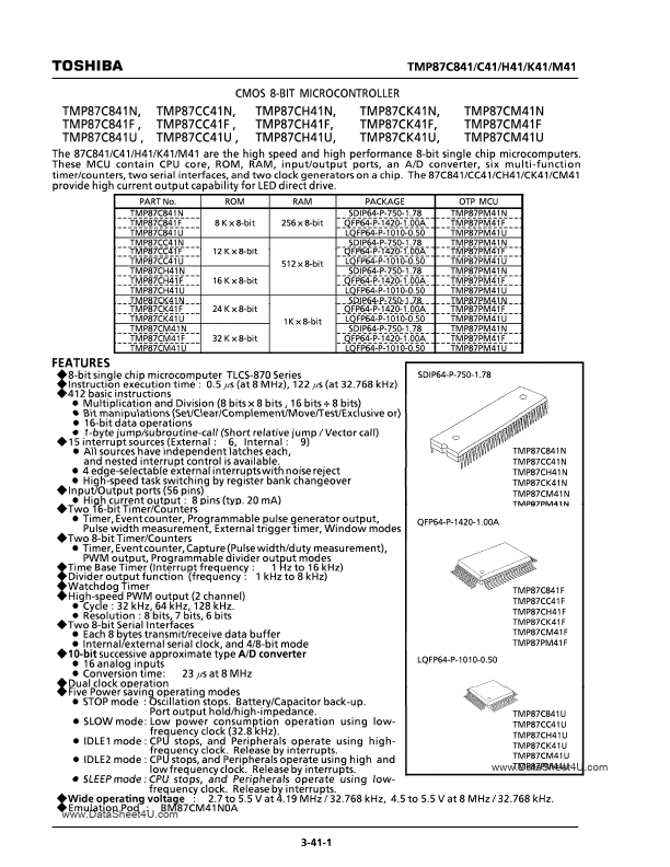 TMP87CC41