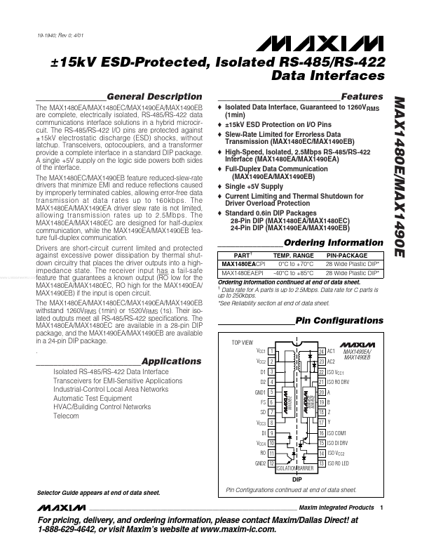 MAX1490E