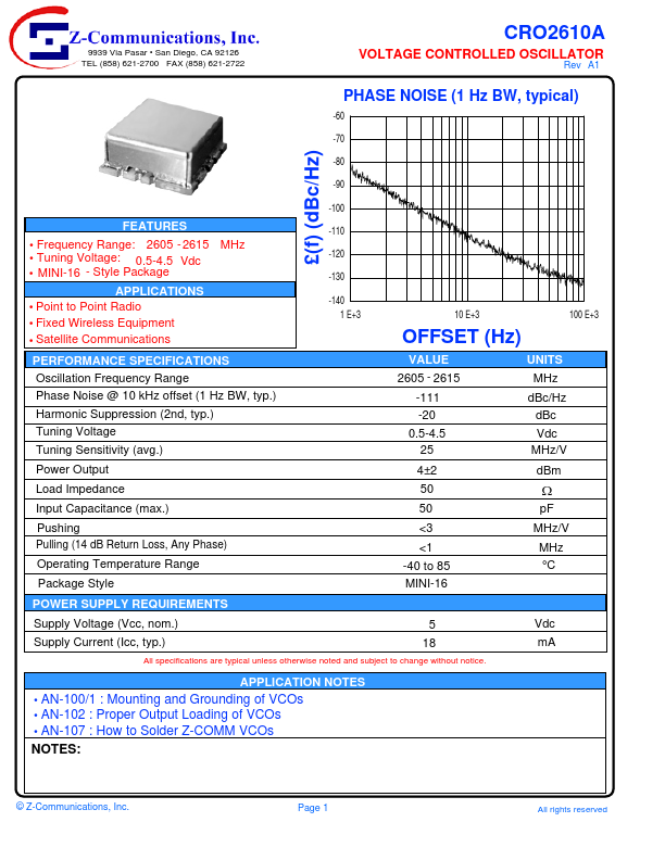 CRO2610A