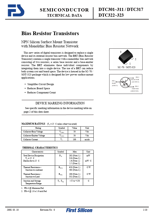 DTC303T3G