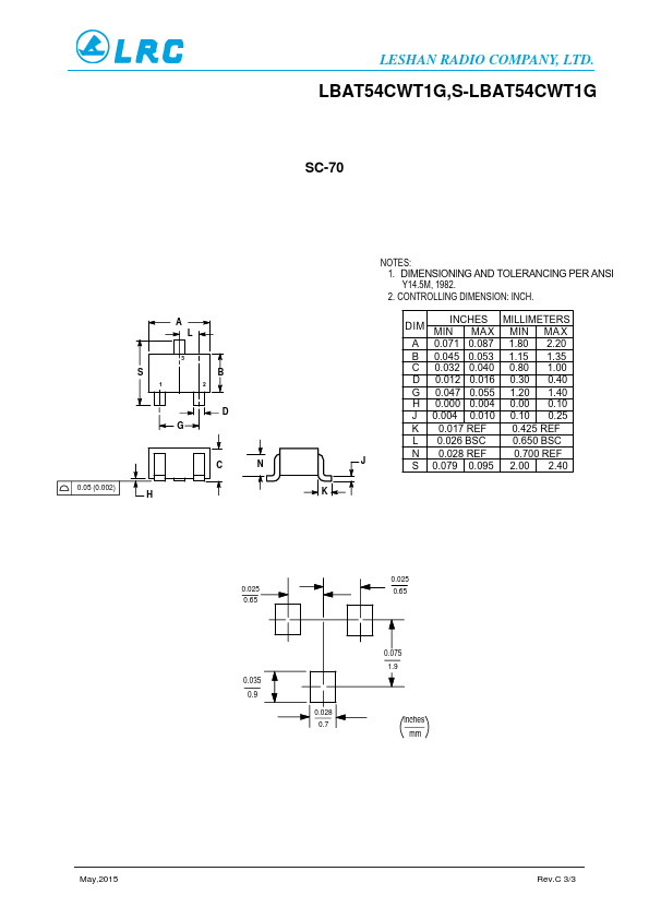 LBAT54CWT1G