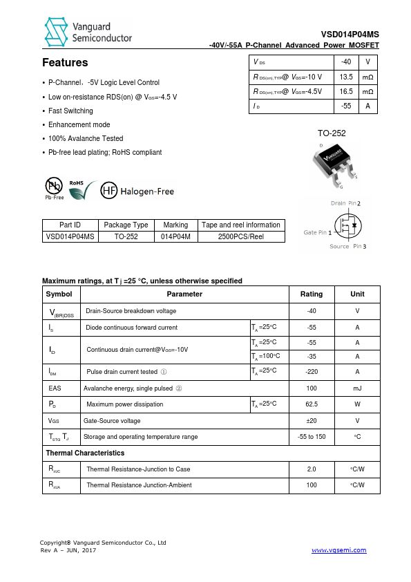 VSD014P04MS