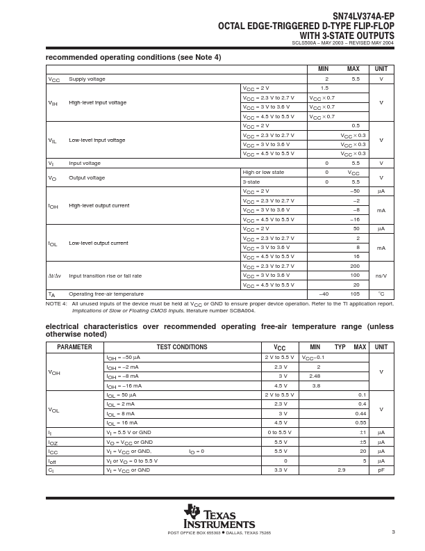 SN74LV374A-EP