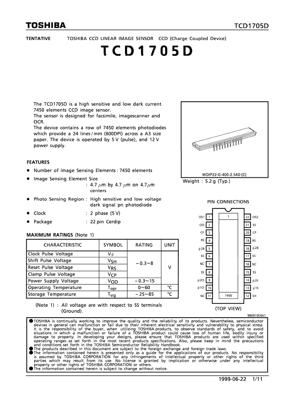 TCD1705D