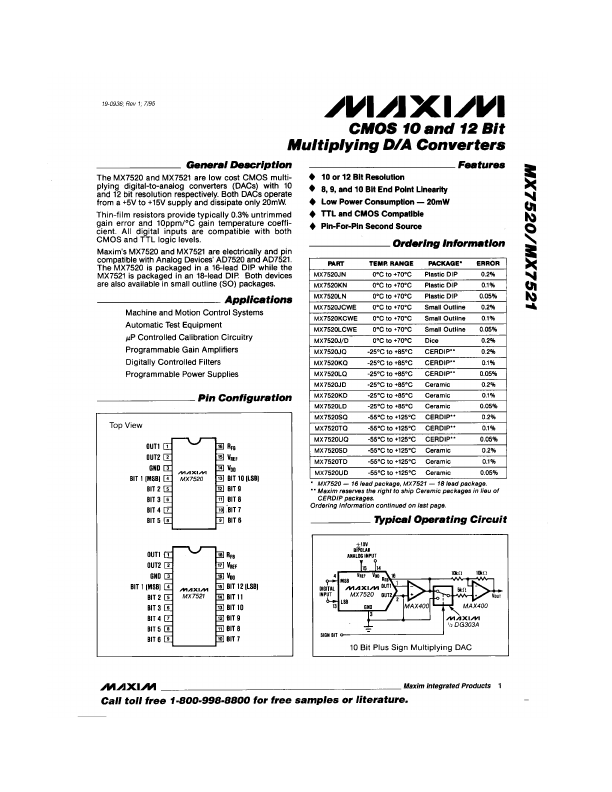 MX7520TD