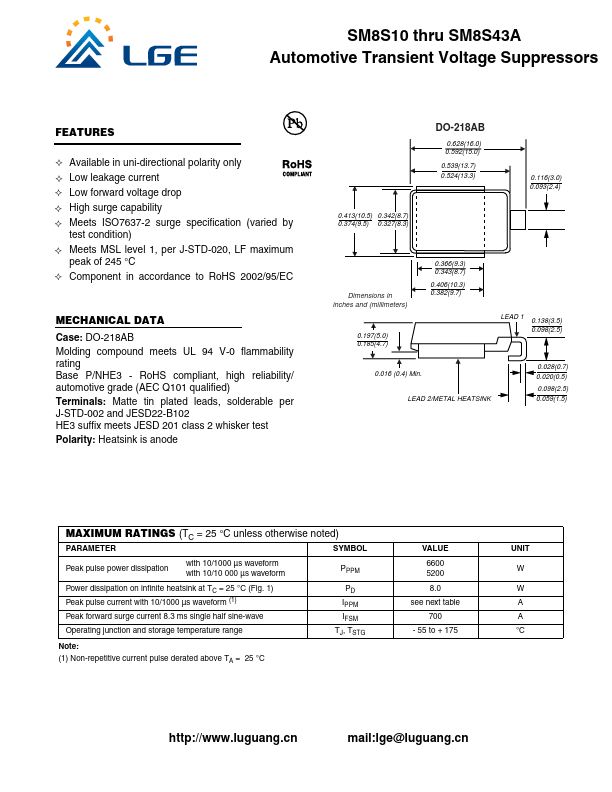 SM8S26A