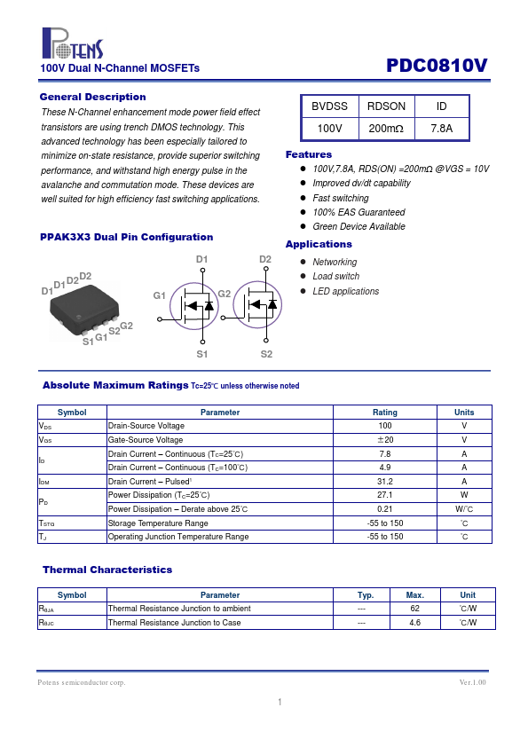 PDC0810V