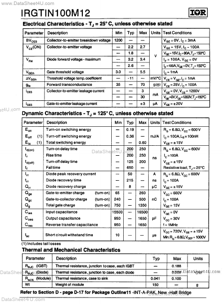 IRGTIN100M12