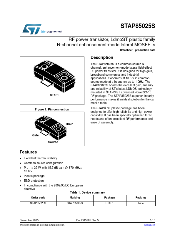 STAP85025S