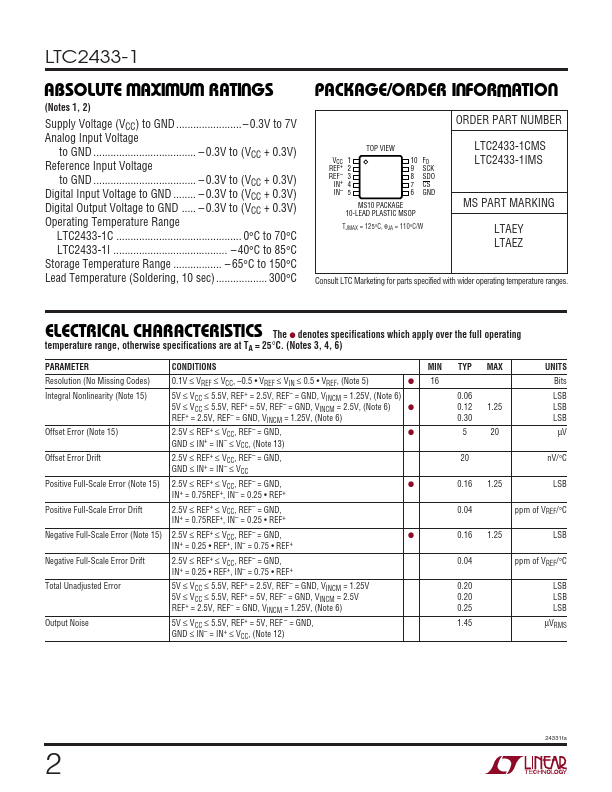 LTC2433-1