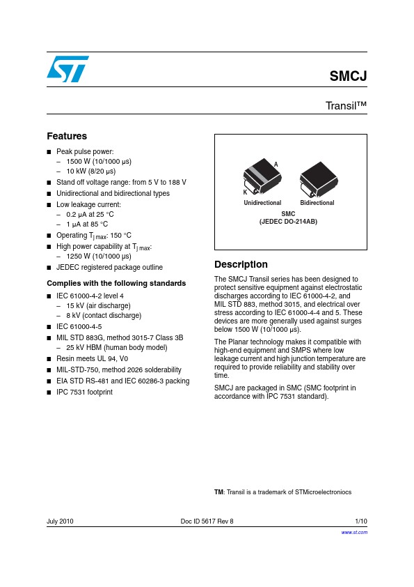 SMCJ100A