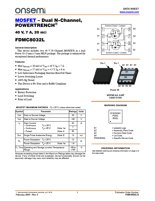 FDMC8032L