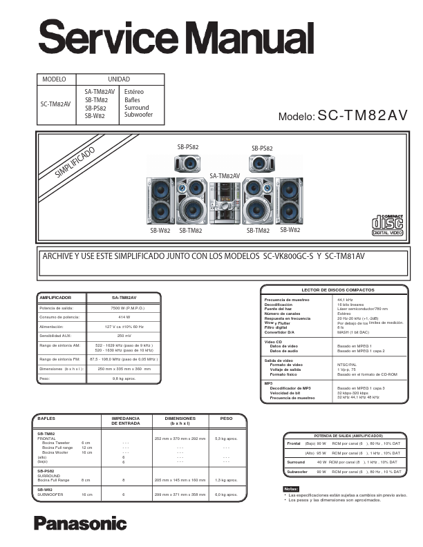 SC-TM82AV