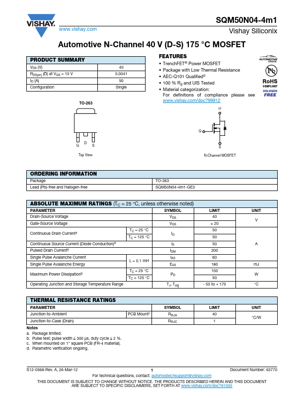 SQM50N04-4m1