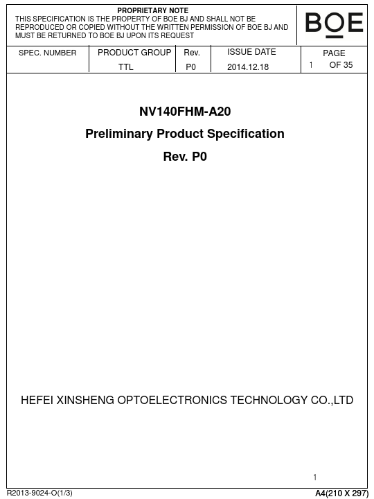 NV140FHM-A20