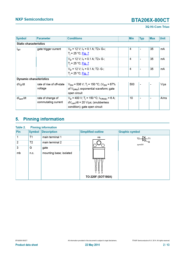 BTA206X-800CT