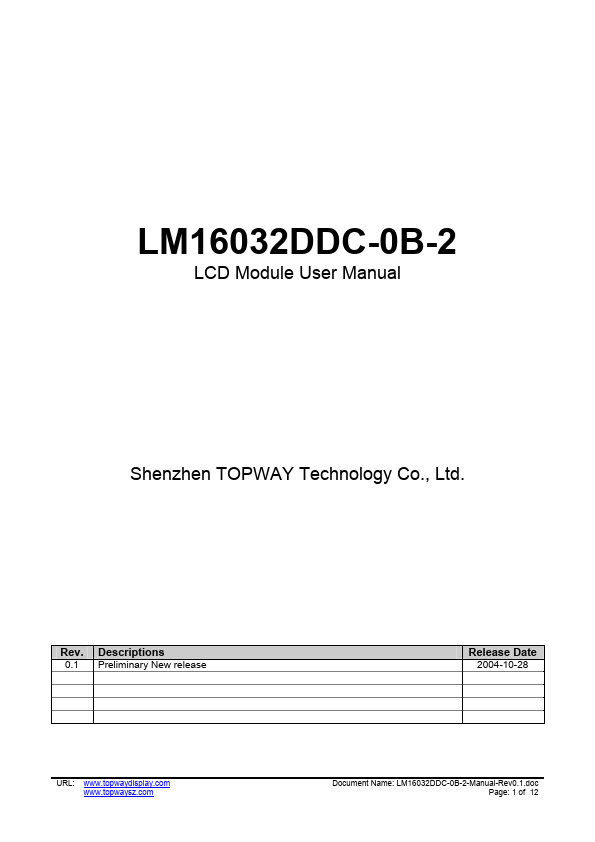 LM16032DDC-0B-2