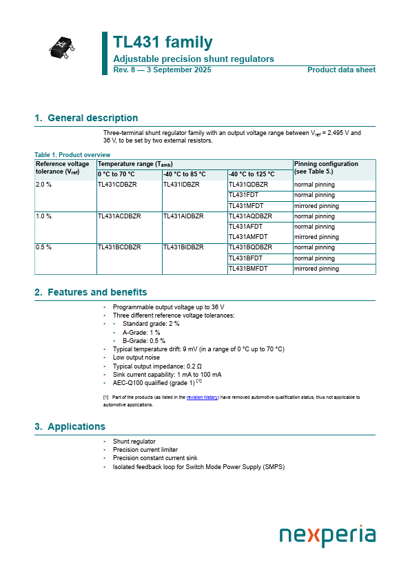 TL431 Datasheet Preview