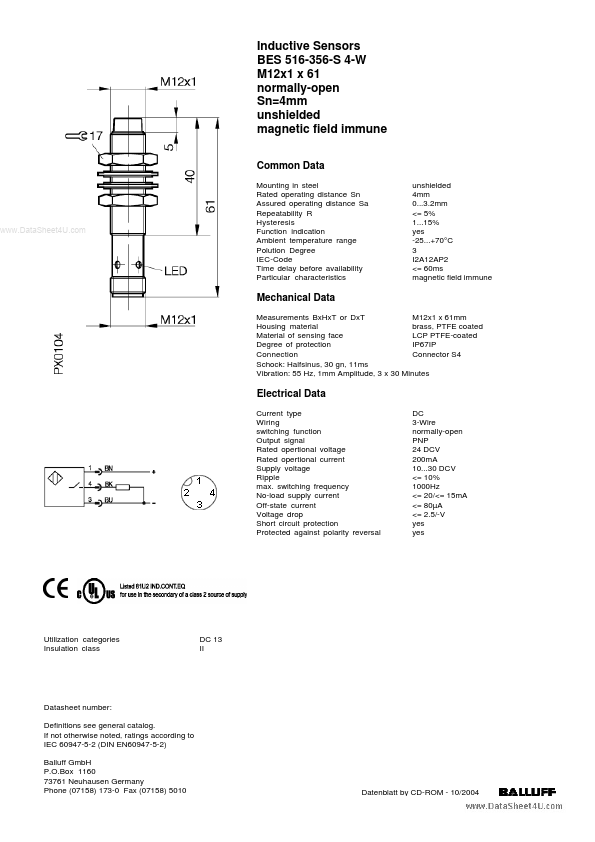 BES-516-356-S4-W