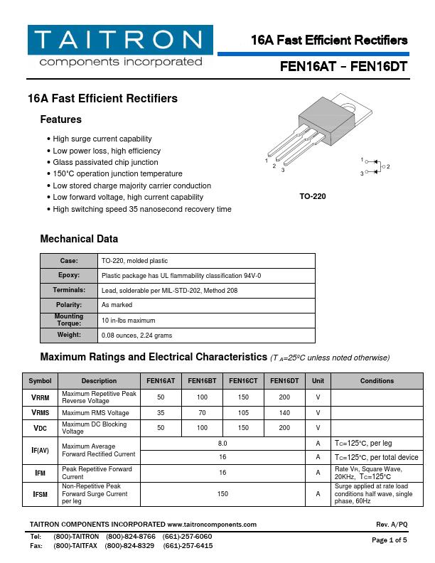 FEN16BT