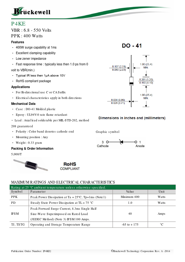 P4KE550A