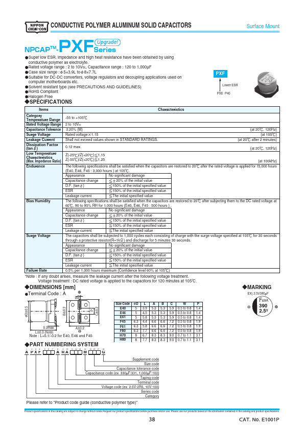 APXF6R3ARA271MF80G