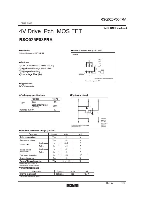 RSQ025P03FRA