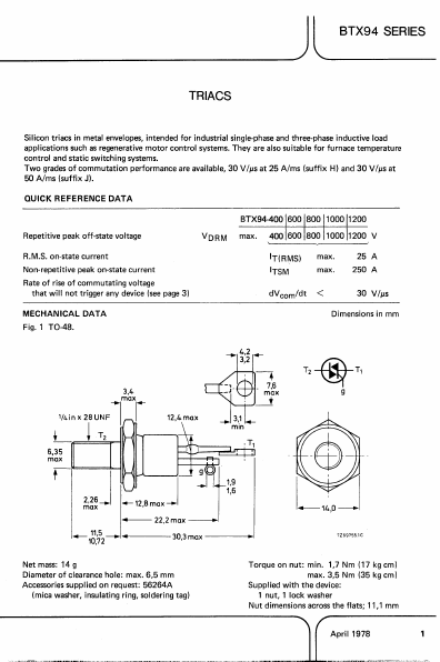 BTX94-800