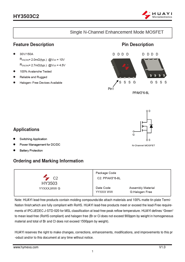 HY3503C2 Datasheet Preview