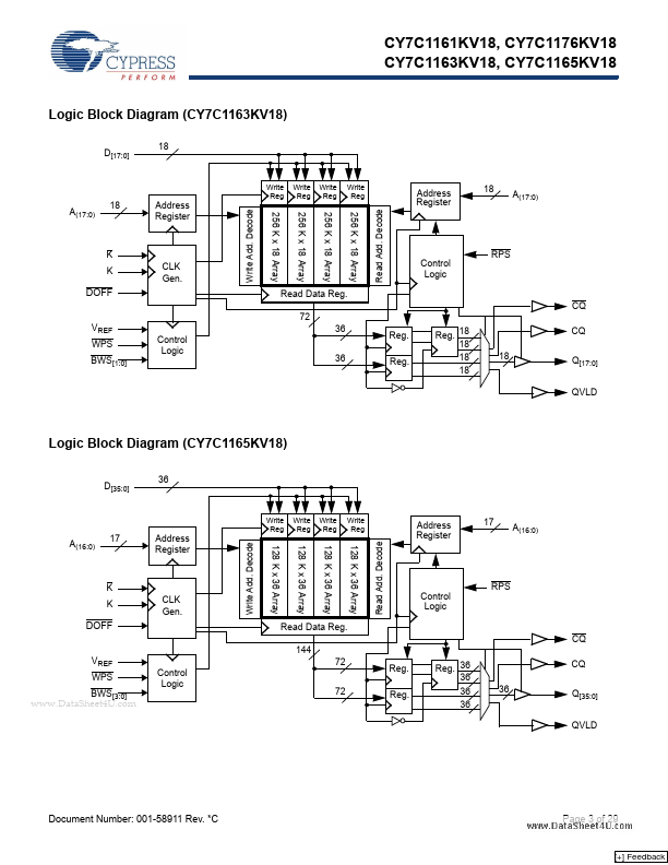 CY7C1165KV18