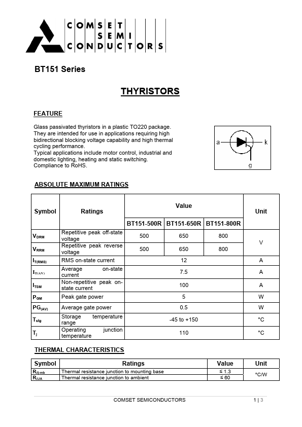 BT151-650R