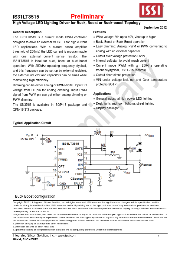 IS31LT3515