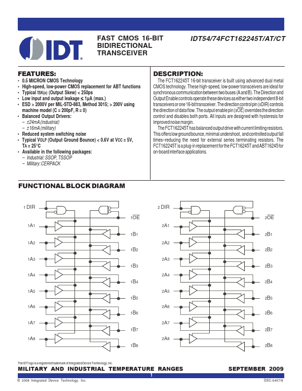 IDT74FCT162245ET