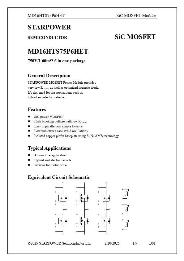MD16HTS75P6HET Datasheet Preview