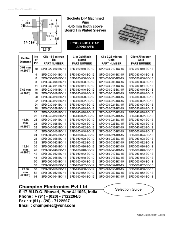 SPD-030-xxx-BC-1x