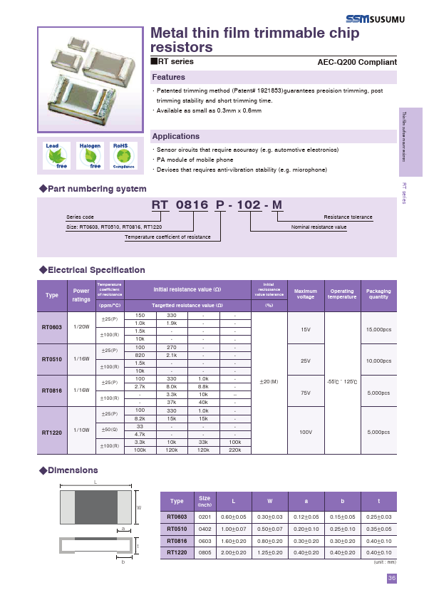 RT0510 Datasheet Preview