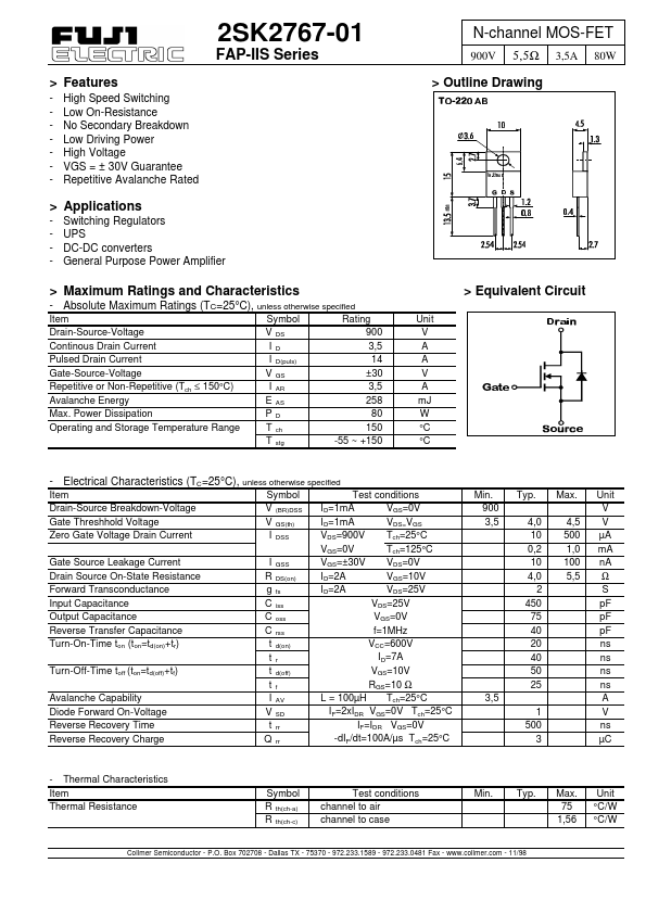 2SK2767-01