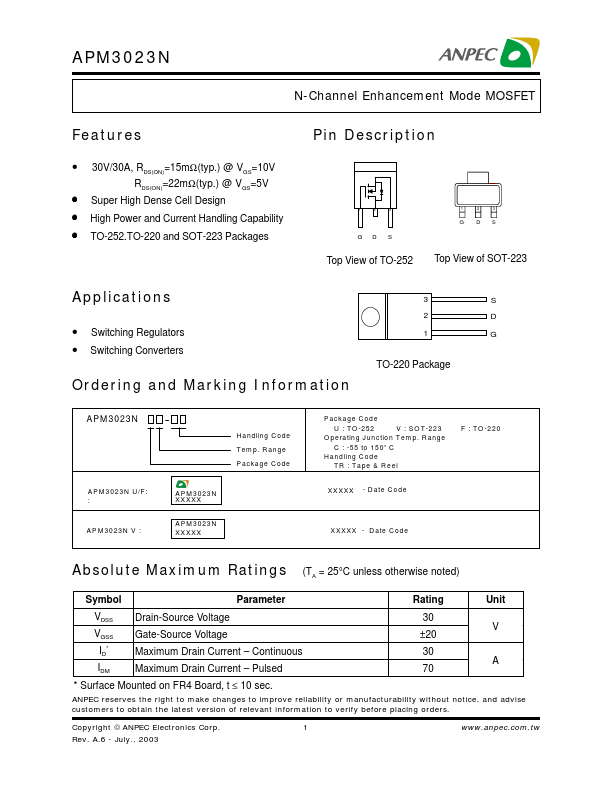 APM3023N