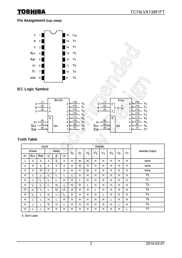 TC74LVX138F