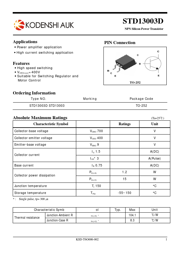 STD13003D