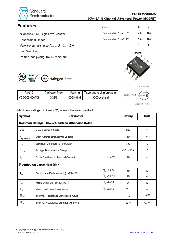 VSO008N06MS