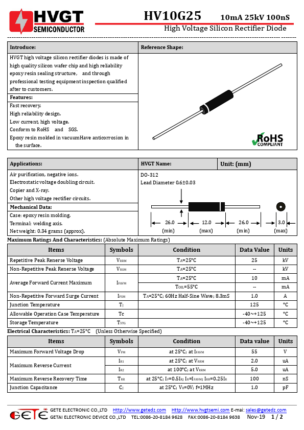 HV10G25