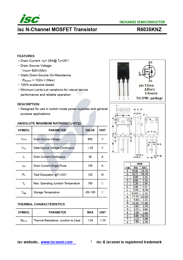 R6035KNZ