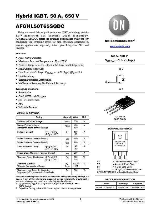 AFGHL50T65SQDC