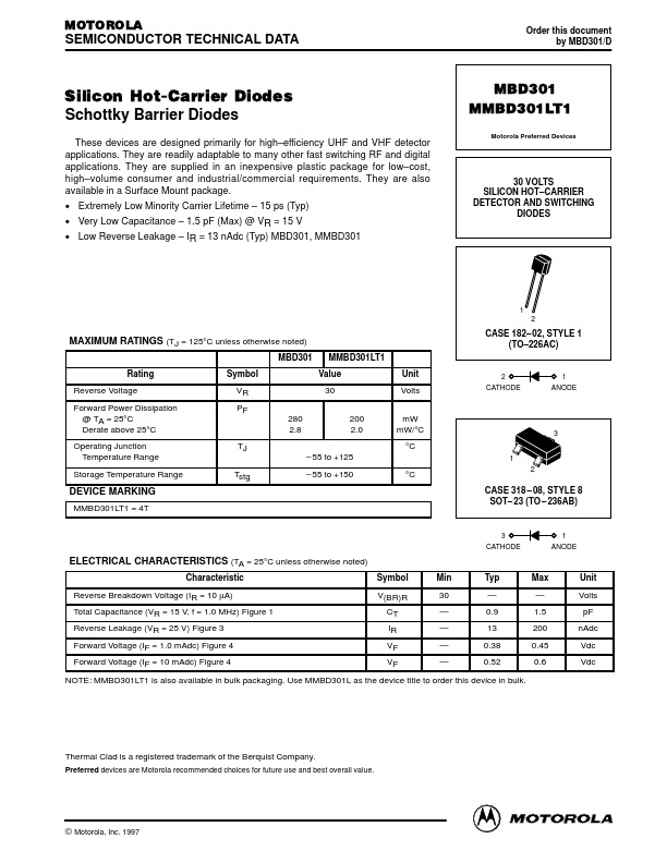 MMBD301LT1