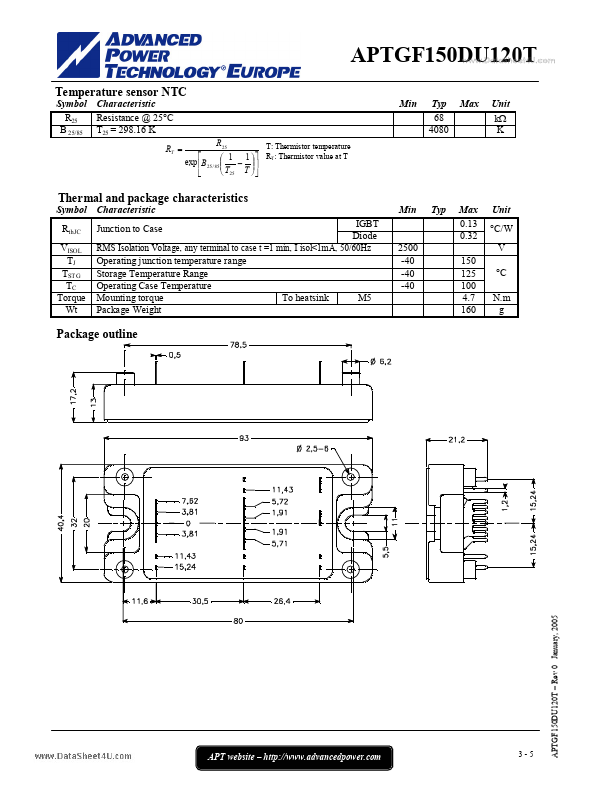 APTGF150DU120T