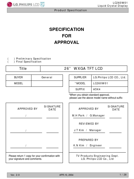 LC260W01-A5K4