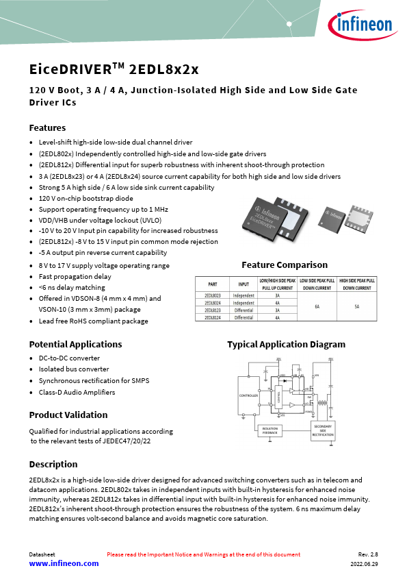 2EDL8123 Datasheet Preview