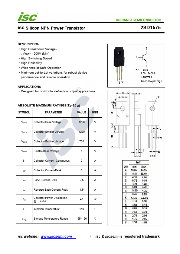 2SD1575